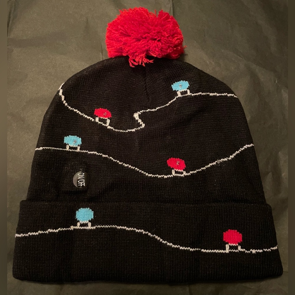 Christmas Lights LED Unisex Knitted Beanie